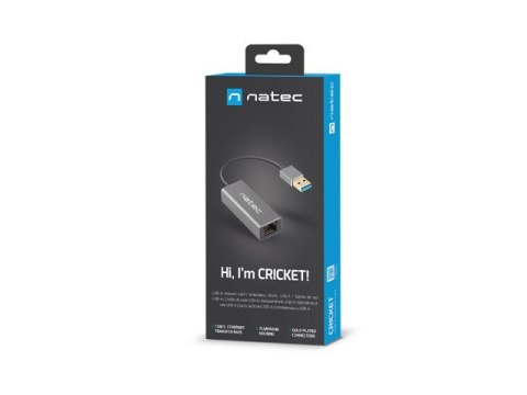 NATEC NATEC KARTA SIECIOWA CRICKET 1GB USB 3.0 1X RJ45 NA KABLU NNC-1924 NATEC NATEC KARTA SIECIOWA CRICKET 1GB USB 3.0 1X RJ45 NA KABLU NNC-1924
