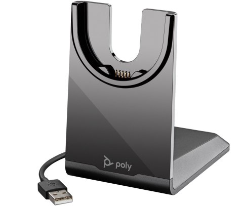 POLY Słuchawki Poly Voyager Focus 2 UC Headset +USB-A to USB-C Cable +Charging Stand Retail Packaging POLY Słuchawki Poly Voyager Focus 2 UC Headset +USB-A to USB-C Cable +Charging Stand Retail Packaging
