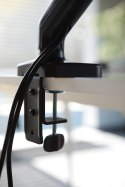SAVIO SAVIO UCHWYT BIURKOWY NA MONITOR 17''-32'', 2-9 KG, NA SPRĘŻYNIE GAZOWEJ UM-01