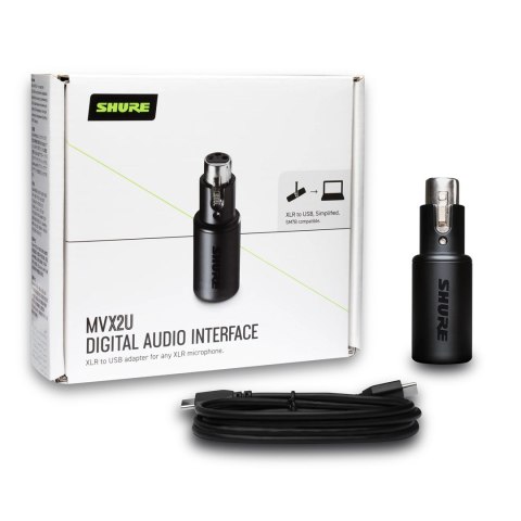 SHURE Shure MVX2U - Adapter sygnału XLR-USB SHURE Shure MVX2U - Adapter sygnału XLR-USB
