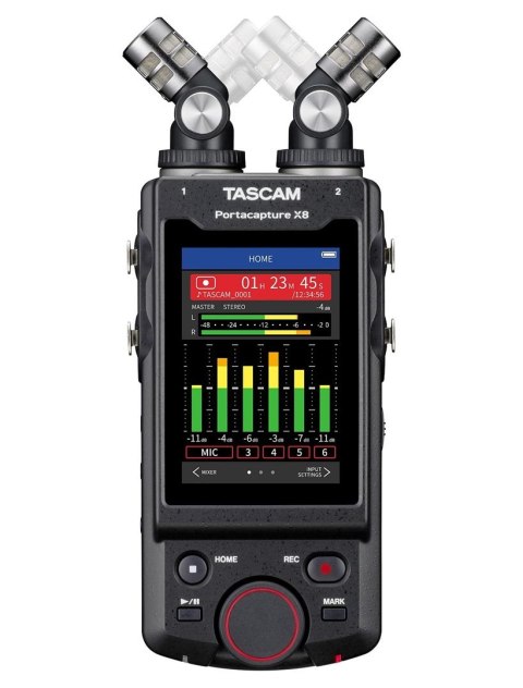 TASCAM Tascam Portacapture X8  - Przenośny, wielościeżkowy rejestrator o wysokiej rozdzielczości