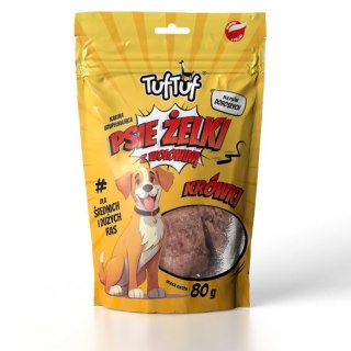 TufTuf Tuf Tuf Psie żelki - krówki wołowe 80g