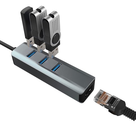 VAKOSS VAKOSS HUB USB 3.0 ETHERNET TC-4502X