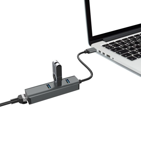 VAKOSS VAKOSS HUB USB 3.0 ETHERNET TC-4502X