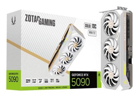 ZOTAC Karta graficzna ZOTAC GAMING GeForce RTX 5090 32GB SOLID OC WHITE ZOTAC Karta graficzna ZOTAC GAMING GeForce RTX 5090 32GB SOLID OC WHITE