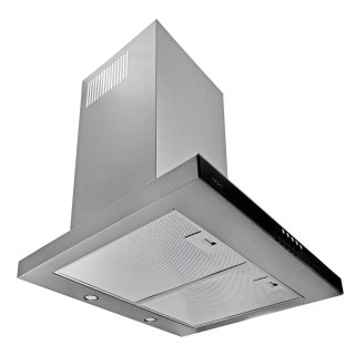AKPO Okap kominowy AKPO WK-4 FENIKS SLIM GLASS 60 INOX (297 m3/h; 600mm; kolor inox)