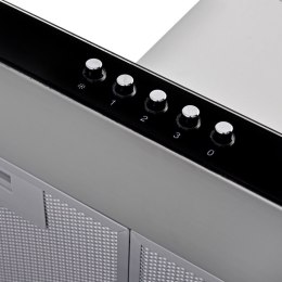 AKPO Okap kominowy AKPO WK-4 FENIKS SLIM GLASS 90 (435,6 m3/h; 900mm; kolor czarny)