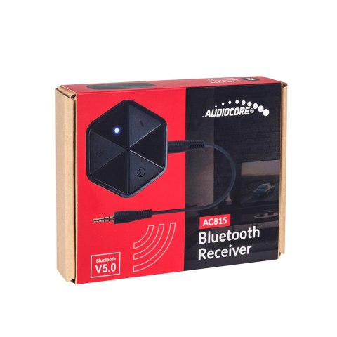 AUDIOCORE Adapter AUDIOCORE AC815 (Jack 3,5 mm - Jack ; kolor czarny)