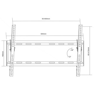 Maclean MACLEAN UCHWYT DO TELEWIZORA 37-70" 55KG MC-605N