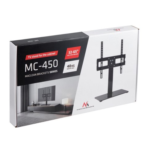 Maclean MACLEAN UNIWERSALNY STOJAK, NÓŻKI DO TV MC-450 Maclean MACLEAN UNIWERSALNY STOJAK, NÓŻKI DO TV MC-450
