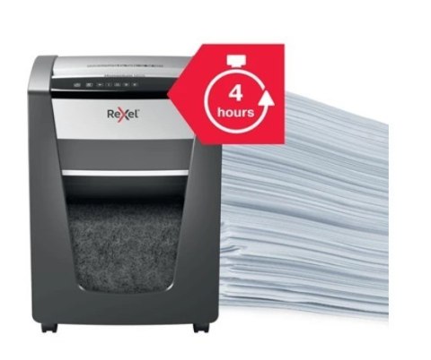 REXEL Rexel Niszczarka Momentum M515, P-5, 30L, 15 kartek, tnie na ścinki 2 x 15 mm, czarna REXEL Rexel Niszczarka Momentum M515, P-5, 30L, 15 kartek, tnie na ścinki 2 x 15 mm, czarna