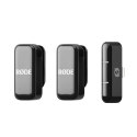 RODE RODE Wireless Micro - 2-kanałowy cyfrowy system bezprzewodowy (Lightning, Czarny)
