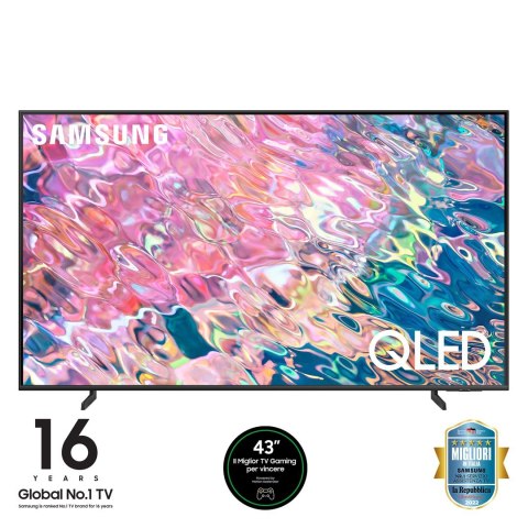 Samsung Telewizor 43" QLED Samsung QE43Q60B (4K HDR 3100 PQI DVB-T2 HEVC Smart) (WYPRZEDAŻ) Samsung Telewizor 43" QLED Samsung QE43Q60B (4K HDR 3100 PQI DVB-T2 HEVC Smart) (WYPRZEDAŻ)