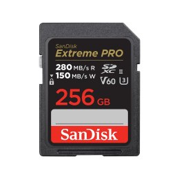 SanDisk KARTA SANDISK EXTREME PRO SDXC 256GB 280/150 MB/s V60 UHS-II