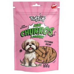 TufTuf Tuf Tuf Mini Churros z drobiem dla psa 100g