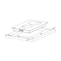 AKPO Płyta ceramiczna AKPO PKA 30 830/2 biała