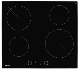 AKPO Płyta ceramiczna AKPO PKA 58 008/2 czarna