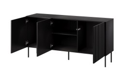 Cama MEBLE Komoda ISLA 150,5x40x75 czarny mat