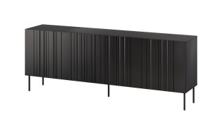 Cama MEBLE Komoda ISLA 200x40x75 czarny mat