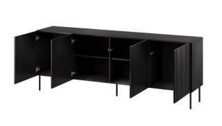 Cama MEBLE Komoda ISLA 200x40x75 czarny mat