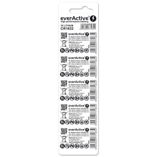 EverActive EVERACTIVE BATERIA LITOWA CR1632 BLISTER 5 SZT. CR16325BL