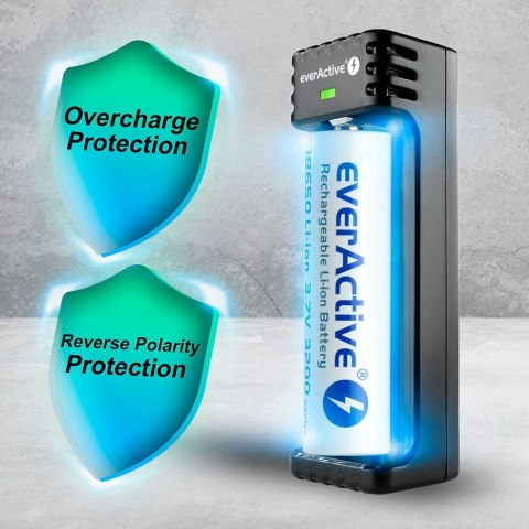 EverActive EVERACTIVE ŁADOWARKA DO AKUMULATORÓW CYLINDRYCZNYCH LI-ION LC100 EverActive EVERACTIVE ŁADOWARKA DO AKUMULATORÓW CYLINDRYCZNYCH LI-ION LC100