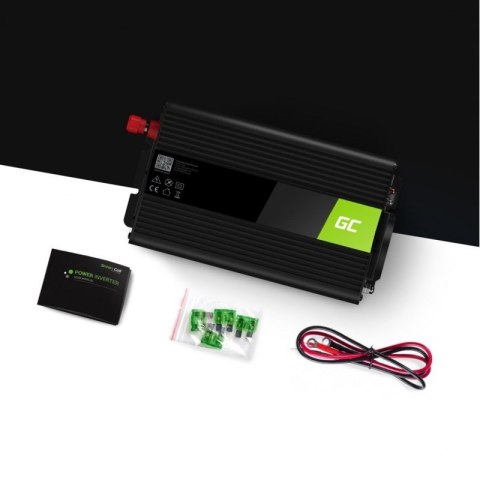 Green Cell GREEN CELL PRZETWORNICA INV08 12V-230V 1000W/2000W MODYFIKOWANA SINUSOIDA