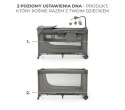 KinderKraft KinderKraft Łóżeczko turystyczne JOY 2 DARK GREY