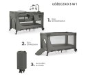 KinderKraft KinderKraft Łóżeczko turystyczne JOY 2 DARK GREY