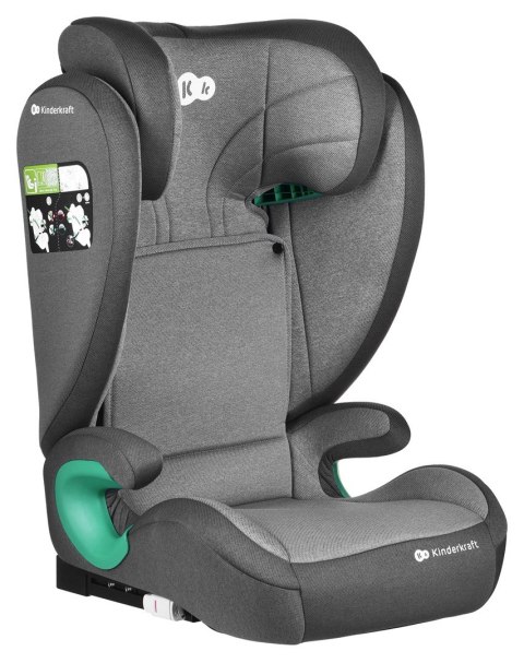 KinderKraft Kinderkraft Fotel Jr Fix2 i-Size 1-1,5m Rocket Grey KinderKraft Kinderkraft Fotel Jr Fix2 i-Size 1-1,5m Rocket Grey