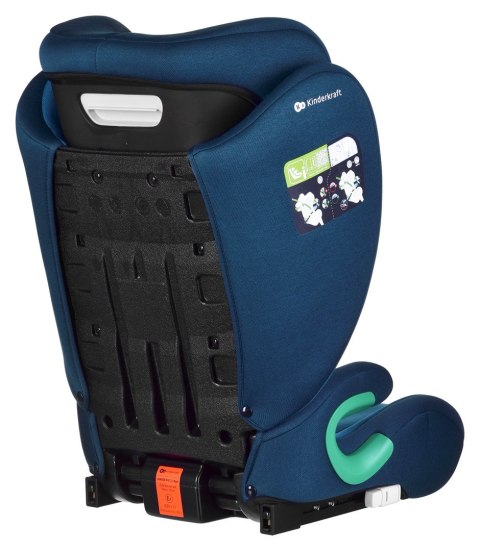 KinderKraft Kinderkraft Fotel Junior Fix 2 i-Size 100-150cm Harbor Blue KinderKraft Kinderkraft Fotel Junior Fix 2 i-Size 100-150cm Harbor Blue