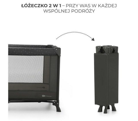 KinderKraft Kinderkraft Łóżeczko turystyczne JOY LIGHT GREY KinderKraft Kinderkraft Łóżeczko turystyczne JOY LIGHT GREY