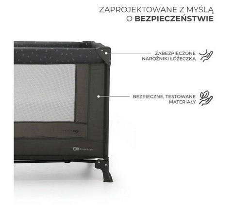 KinderKraft Kinderkraft Łóżeczko turystyczne JOY LIGHT GREY KinderKraft Kinderkraft Łóżeczko turystyczne JOY LIGHT GREY