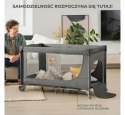 KinderKraft Kinderkraft Łóżeczko turystyczne Joy 2 ciemnoszary