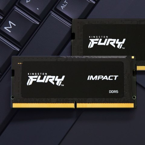Kingston KINGSTON DDR5 SODIMM 32GB 5600Hz CL40 KITx2 FURY Impact PnP Kingston KINGSTON DDR5 SODIMM 32GB 5600Hz CL40 KITx2 FURY Impact PnP