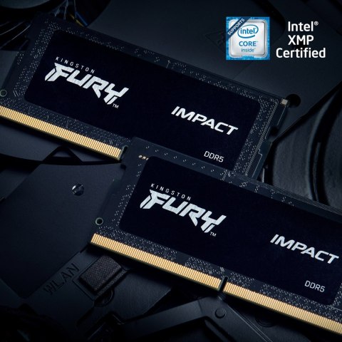 Kingston KINGSTON DDR5 SODIMM 32GB 5600Hz CL40 KITx2 FURY Impact PnP Kingston KINGSTON DDR5 SODIMM 32GB 5600Hz CL40 KITx2 FURY Impact PnP