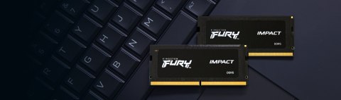 Kingston KINGSTON DDR5 SODIMM 32GB 5600Hz CL40 KITx2 FURY Impact PnP Kingston KINGSTON DDR5 SODIMM 32GB 5600Hz CL40 KITx2 FURY Impact PnP