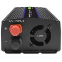 Qoltec QOLTEC PRZETWORNICA NAPIĘCIA MONOLITH 1200 MS WAVE | 12V NA 230V | 600/1200W | USB