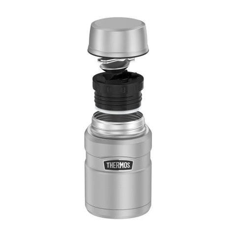 Thermos Termos na jedzenie 710 ml z składaną łyżką i kubkiem THERMOS - zieleń wojskowa
