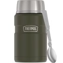 Thermos Termos na jedzenie 710 ml z składaną łyżką i kubkiem THERMOS - zieleń wojskowa