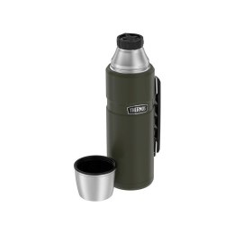Thermos Termos z uchwytem na napoje 470 ml THERMOS - zieleń wojskowa