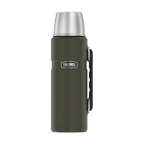 Thermos Termos z uchwytem na napoje 470 ml THERMOS - zieleń wojskowa