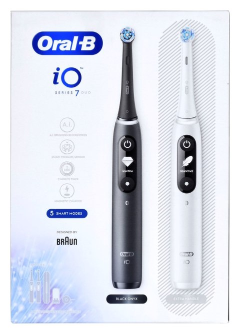Braun Szczoteczka Oral-B iO Series 7 Duo Black/White JAS2 Braun Szczoteczka Oral-B iO Series 7 Duo Black/White JAS2