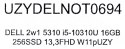 Dell DELL LATITUDE 2w1 5310 i7-10610U 16GB 256GB SSD 13,3" FHD(dotyk) Win11pro + zasilacz UŻYWANY