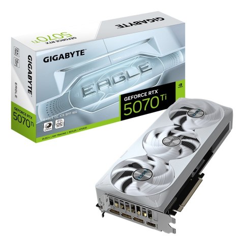 Gigabyte Karta graficzna Gigabyte GeForce RTX 5070 Ti EAGLE ICE OC 16GB Gigabyte Karta graficzna Gigabyte GeForce RTX 5070 Ti EAGLE ICE OC 16GB