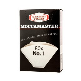 MOCCAMASTER Moccamaster filtry papierowe nr 1, 80 sztuk