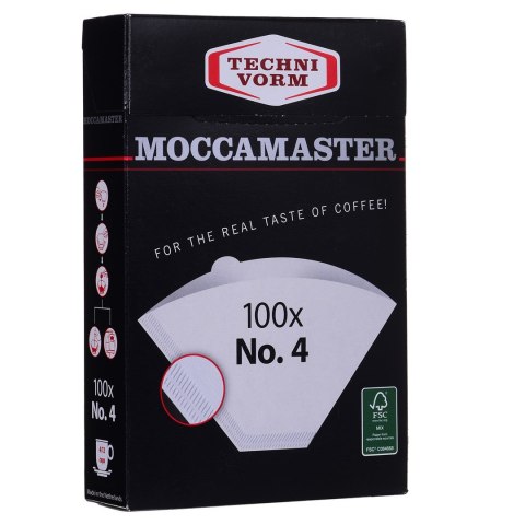 MOCCAMASTER Zestaw filtrów do ekspresów MOCCAMASTER Nr 4 MOCCAMASTER Zestaw filtrów do ekspresów MOCCAMASTER Nr 4