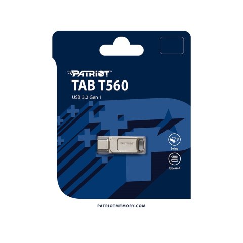 Patriot Memory Patriot FLASHDRIVE Tab T560 128GB Dual USB 120MB/s