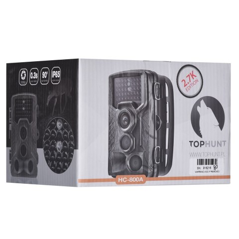 TOPHUNT TOPHUNT FOTOPUŁAPKA KAMERA LEŚNA HC800A 1080p 16MPX 42xIR LED BLACK (WYPRZEDAŻ) TOPHUNT TOPHUNT FOTOPUŁAPKA KAMERA LEŚNA HC800A 1080p 16MPX 42xIR LED BLACK (WYPRZEDAŻ)