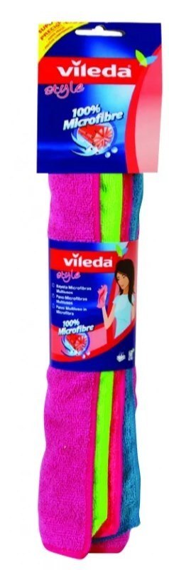VILEDA Ściereczka Vileda Mikrofibr COLORS EXTRA LARGE 4szt VILEDA Ściereczka Vileda Mikrofibr COLORS EXTRA LARGE 4szt
